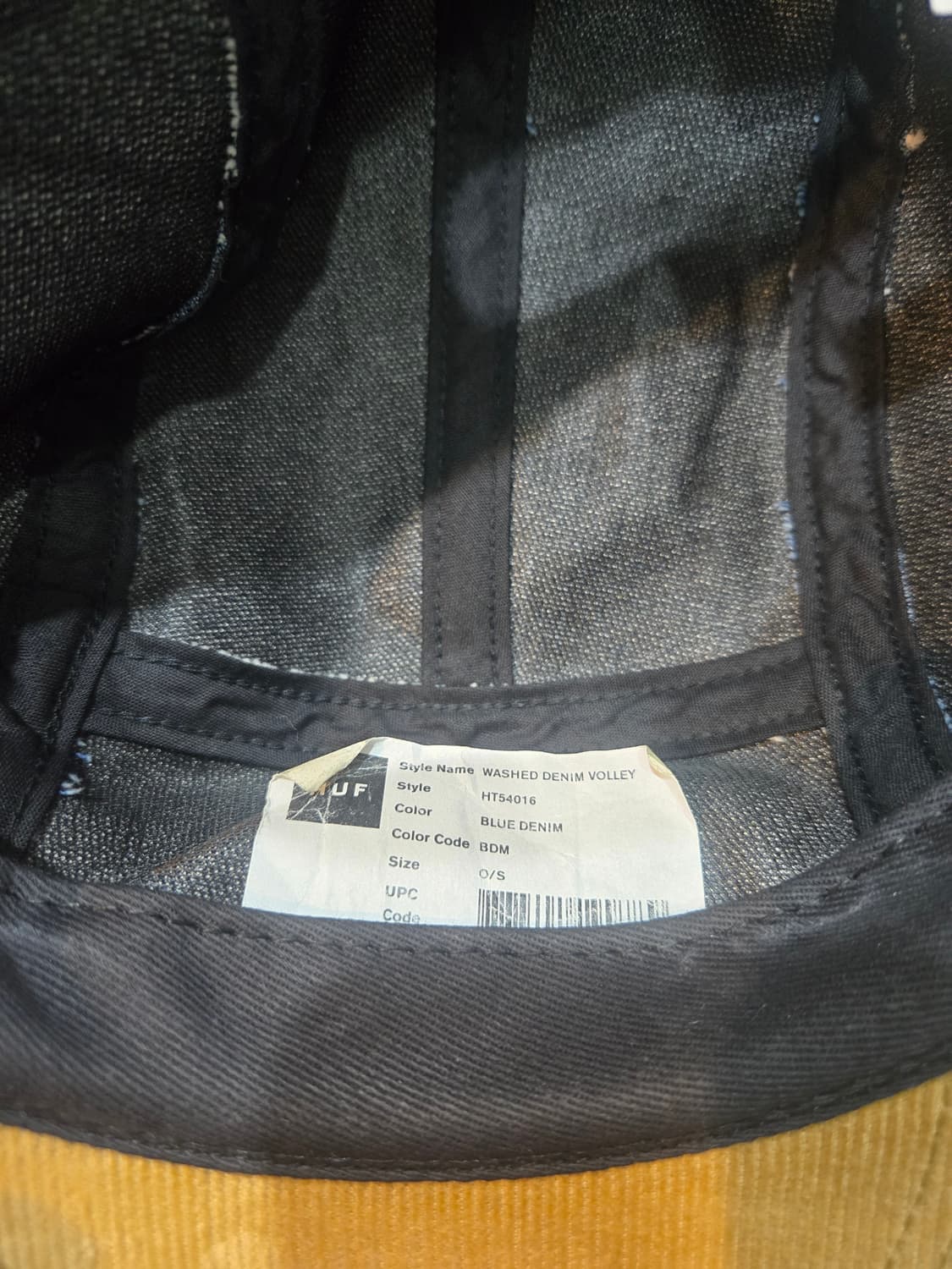 허프 데님 5패넬 모자  상품이미지4