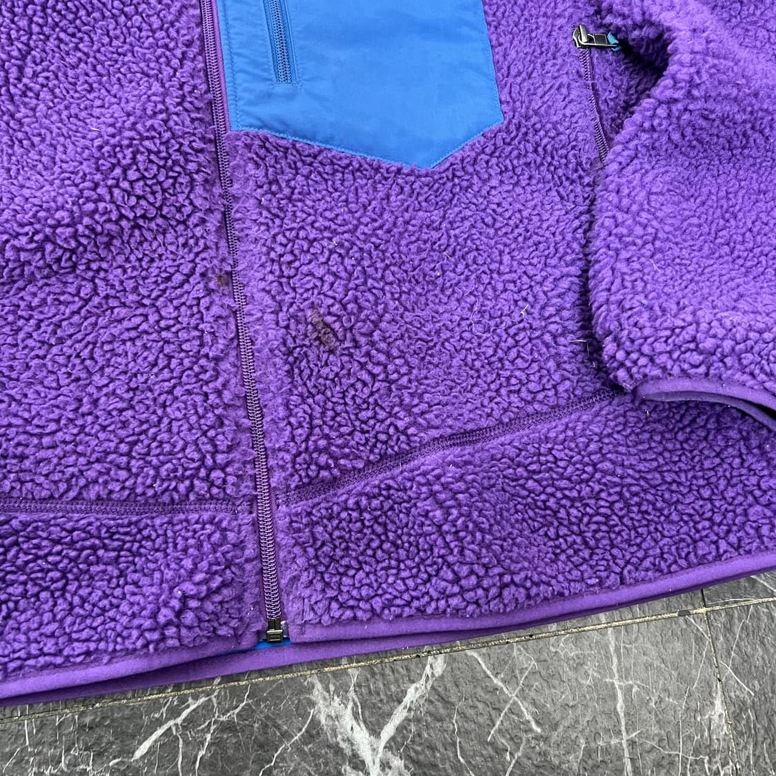 파타고니아 클래식 레트로 -X 플리스 집업 자켓 퍼플 상품이미지7