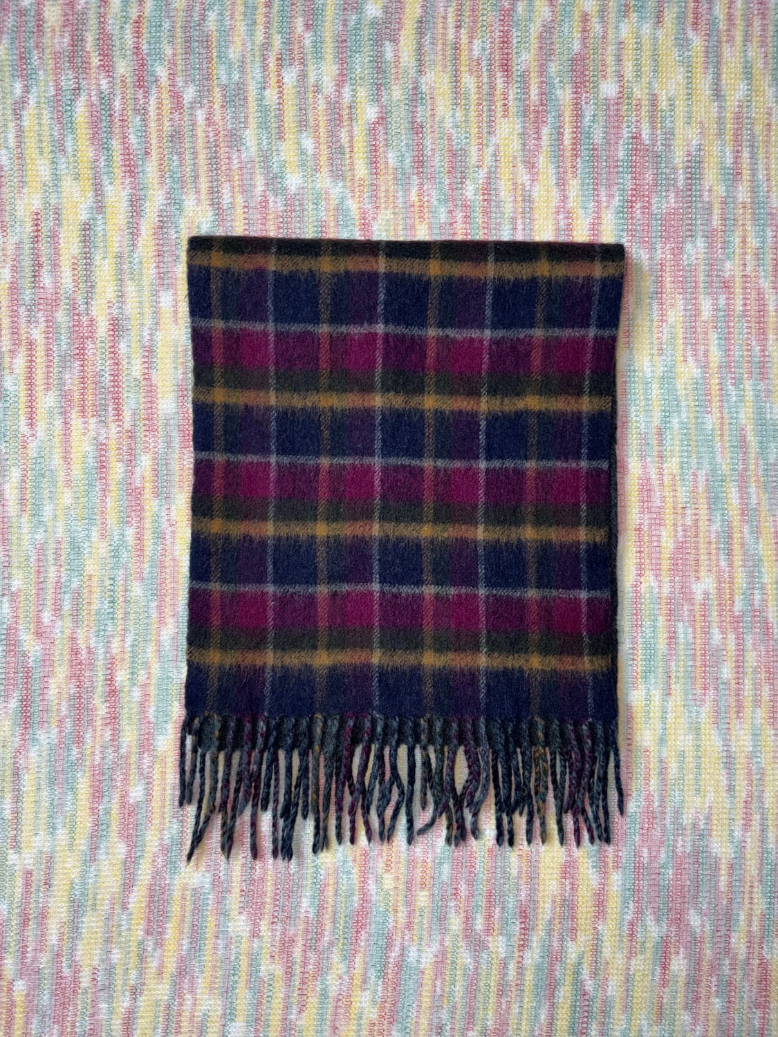 다채색 체크 머플러 상품이미지2