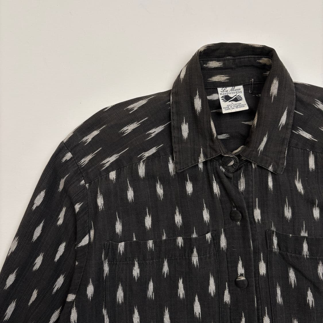 [L] Vintage HANDWOVENS pattern shirt 상품이미지3