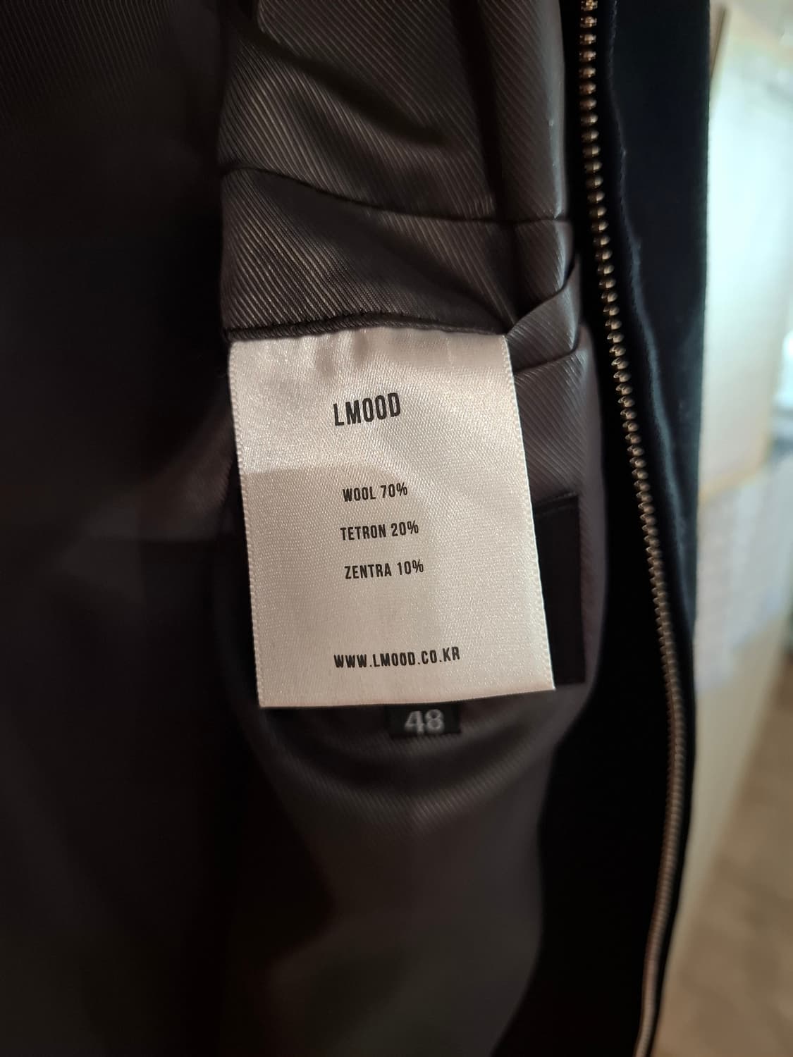 LMOOD 심플 블랙 자켓 상품이미지4