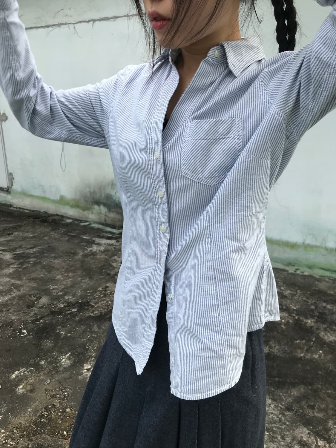 LL Bean 스트라이프 셔츠 상품이미지1