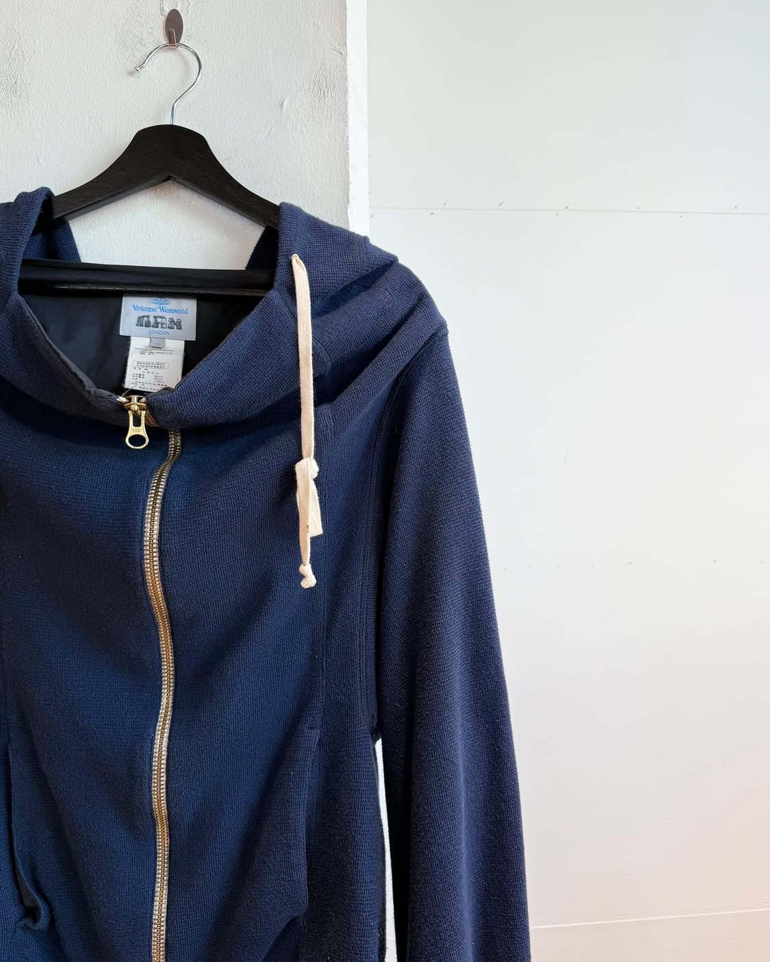 비비안 웨스트우드 맨 네이비 투웨이 후드집업  상품이미지5