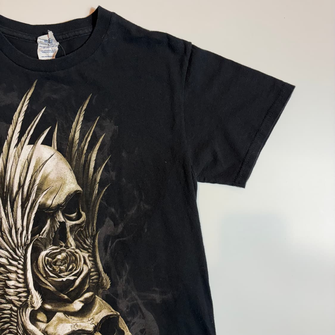 빈티지 펑크 스컬 y2k 그래픽 반팔 티셔츠 상품이미지4