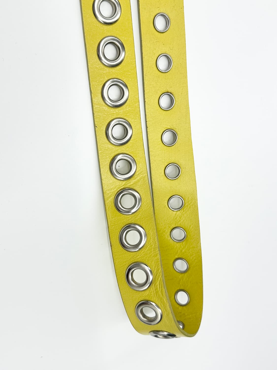 VIntage eyelet mustard belt 상품이미지6
