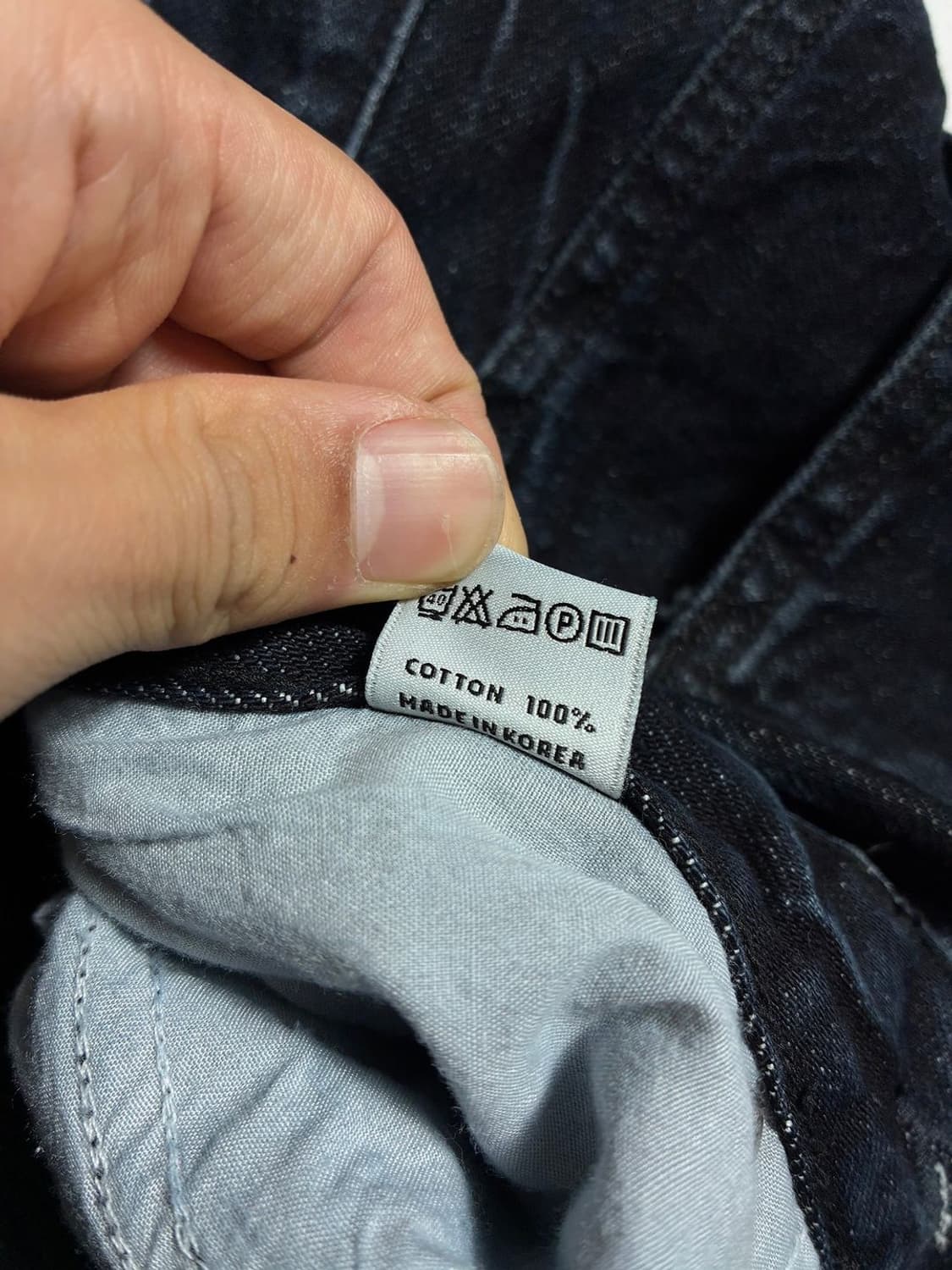 Selected HOWELL 블랙 워싱 와이드 데님 팬츠 R2365 상품이미지8