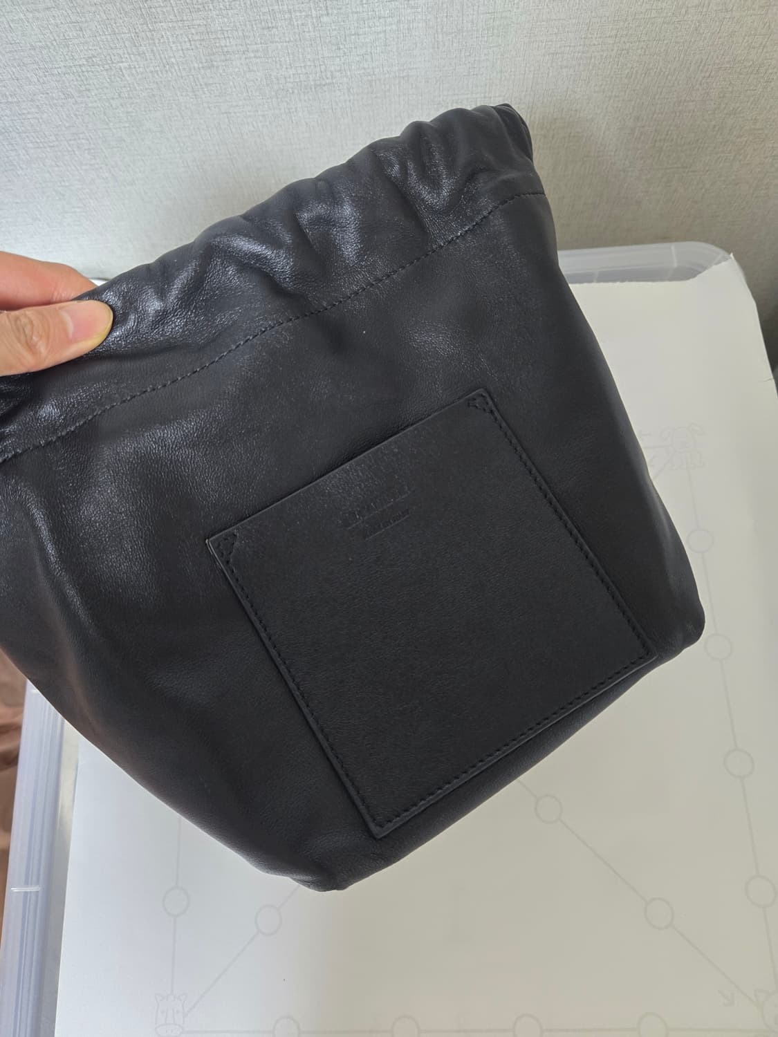 질샌더 드로스트링 리버서블 블랙 정품 상품이미지6