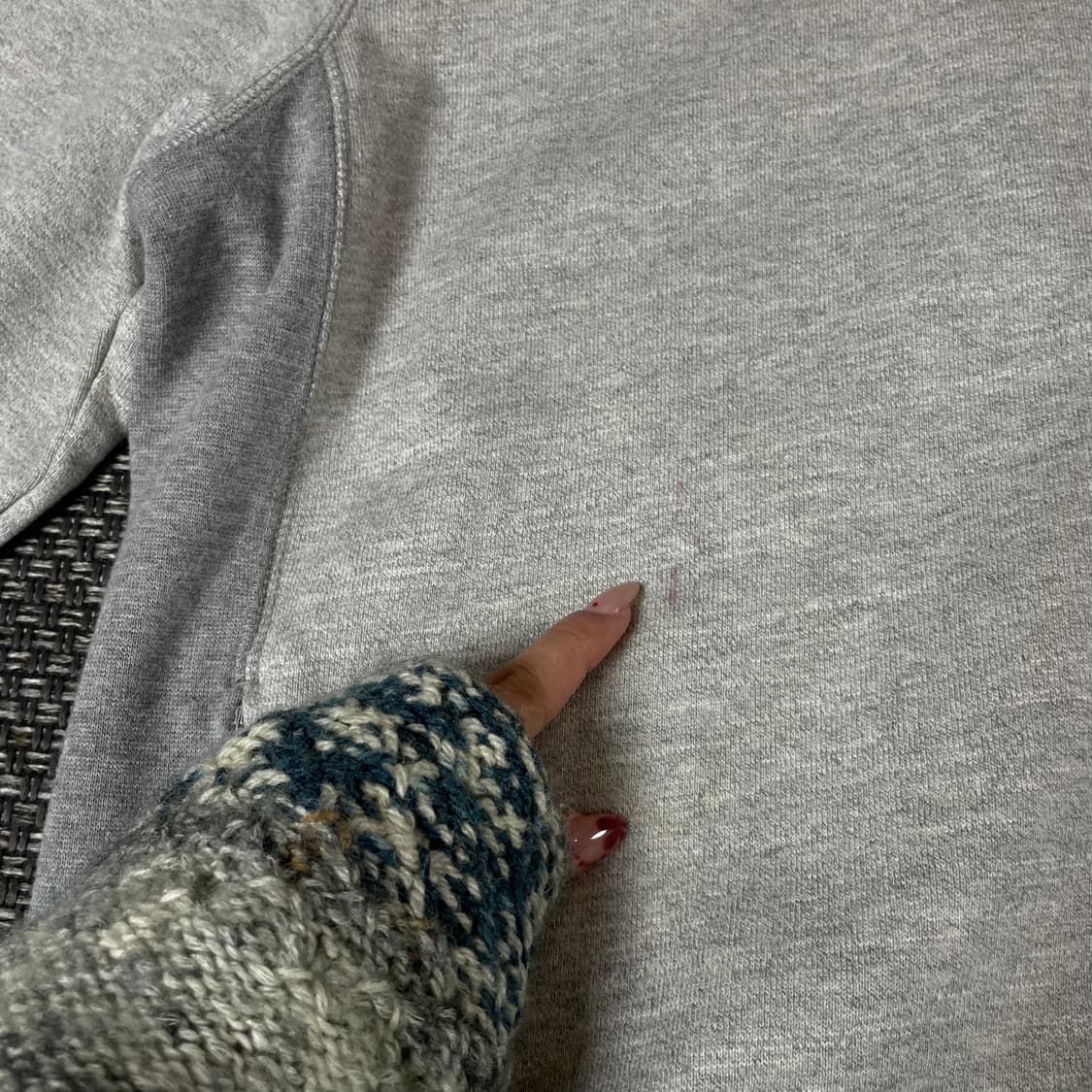 나이키 그레이 맨투맨 S 상품이미지7