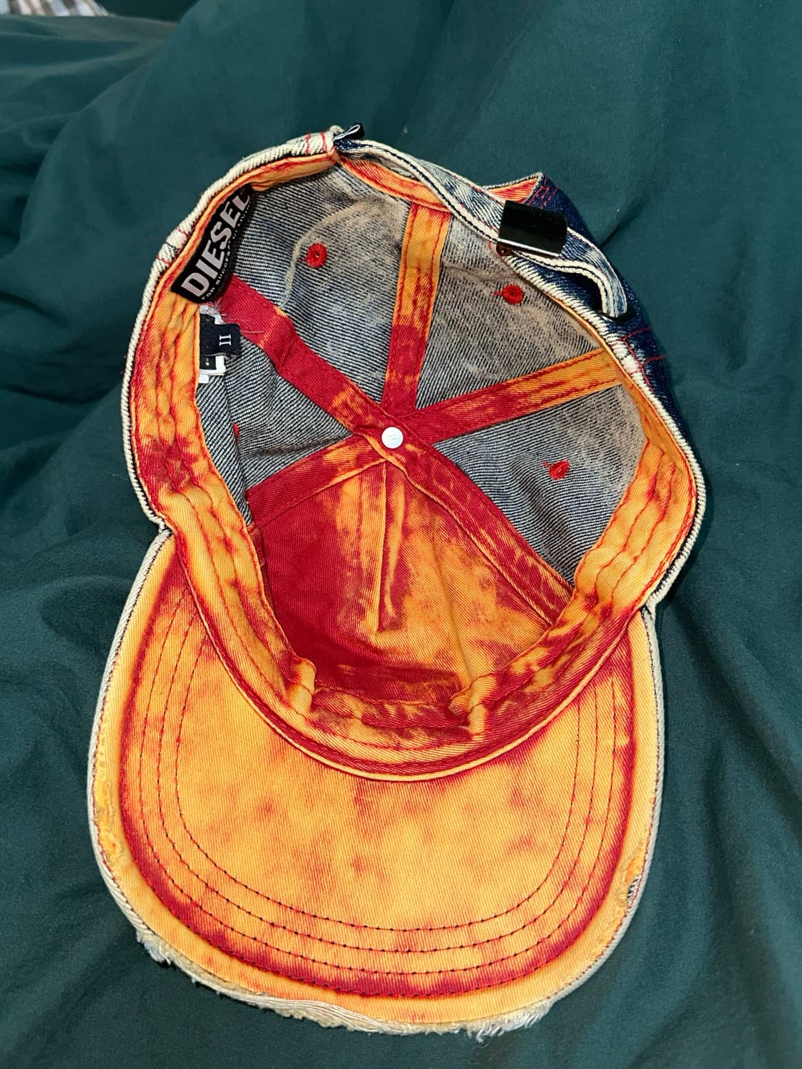 diesel 디젤 c-세이몬 볼캡 2사이즈 데님 모자 상품이미지2