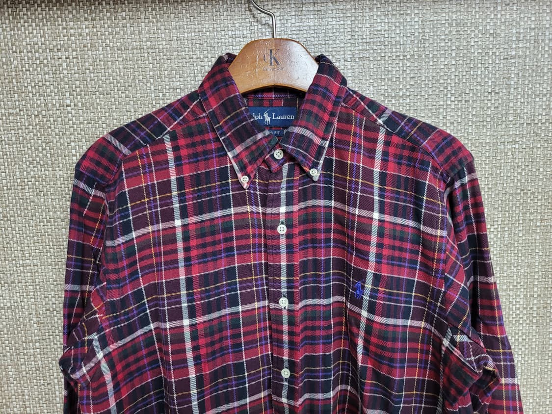 M 100사이즈 폴로 랄프로렌 빈티지 플란넬 셔츠 아메카지  상품이미지2