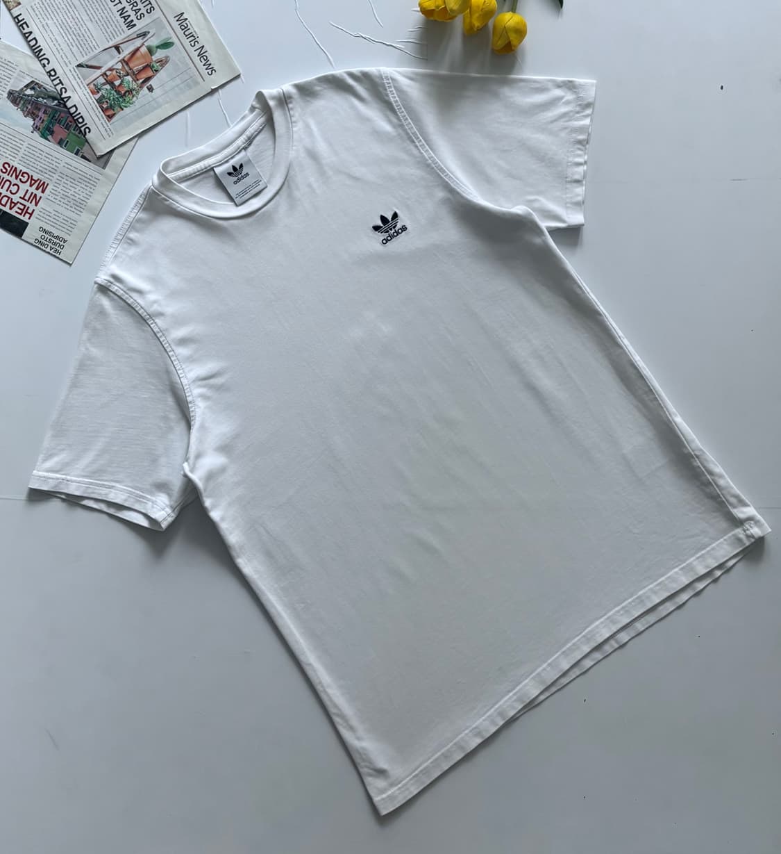 adidas 아디다스 트레포일 라운드 티셔츠 상품이미지1