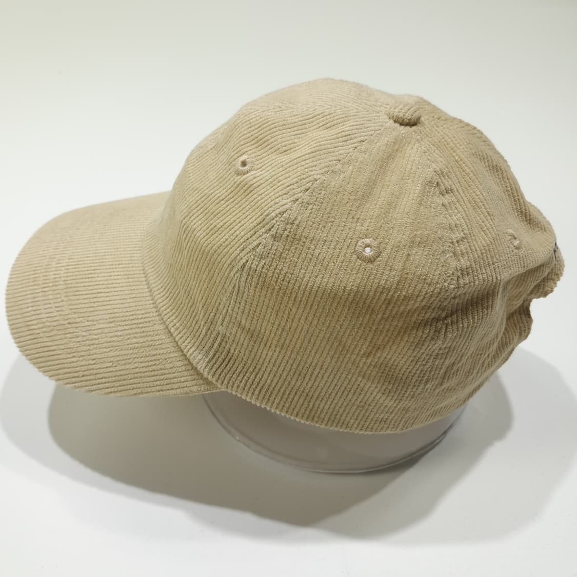 CN999 폴로 랄프로렌 베이지 코듀로이 블랙 자수 볼캡 모자 상품이미지4