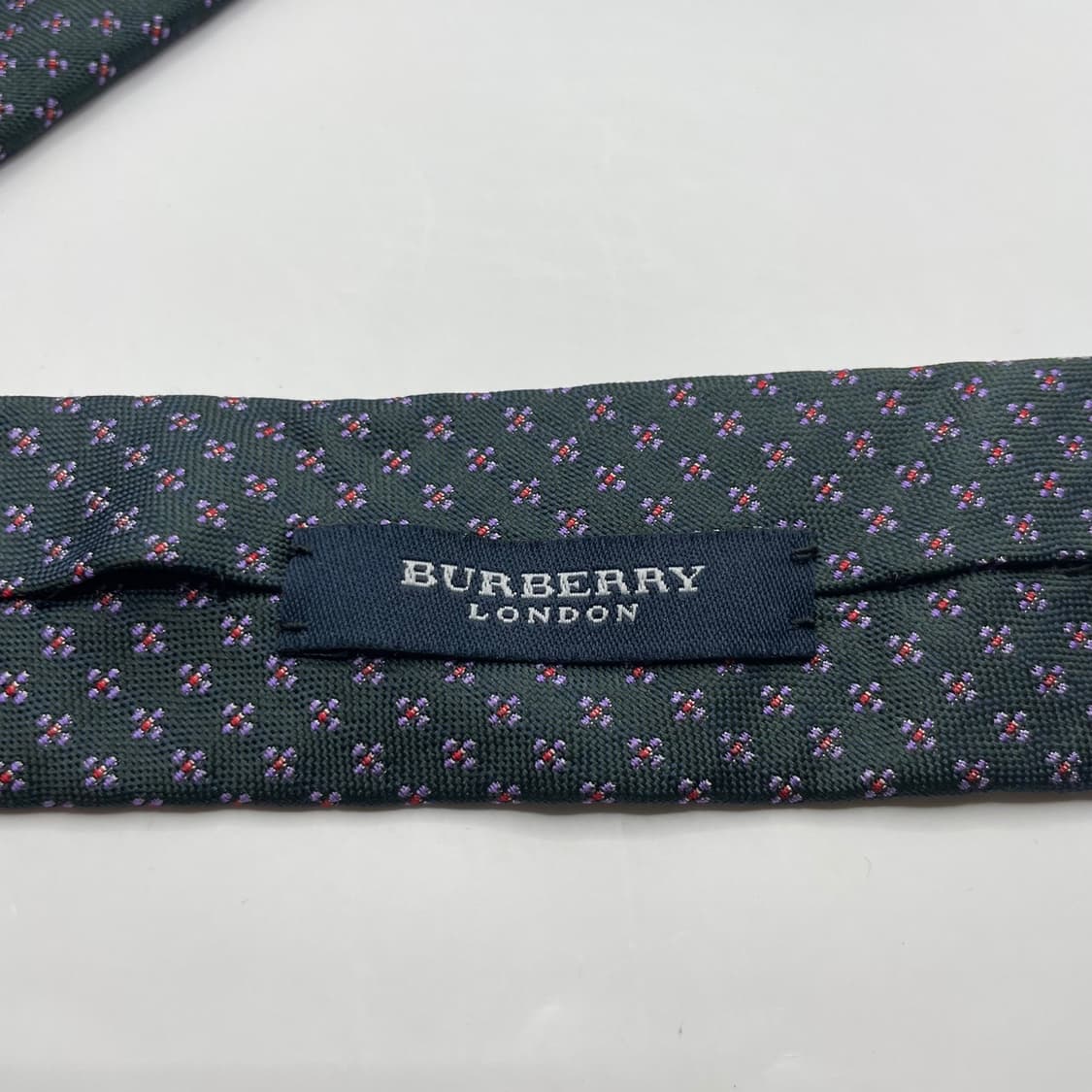 94) (BURBERRYS) 버버리 패턴 넥타이 미사용 상품이미지5