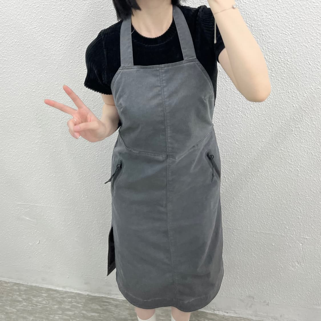나이키 테크팩 차콜 멜빵 원피스 S 상품이미지5