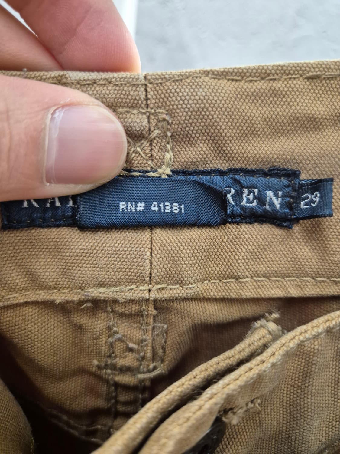 랄프로렌 코듀로이 패치 팬츠 29 브라운 상품이미지6