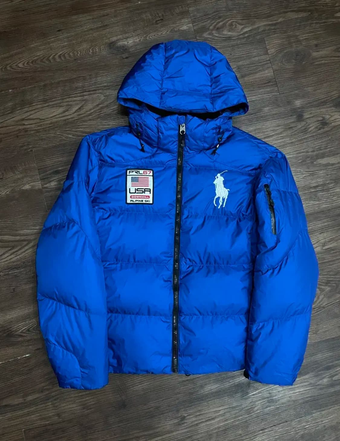 폴로 빅포니 블루 패딩 xxl 상품이미지1