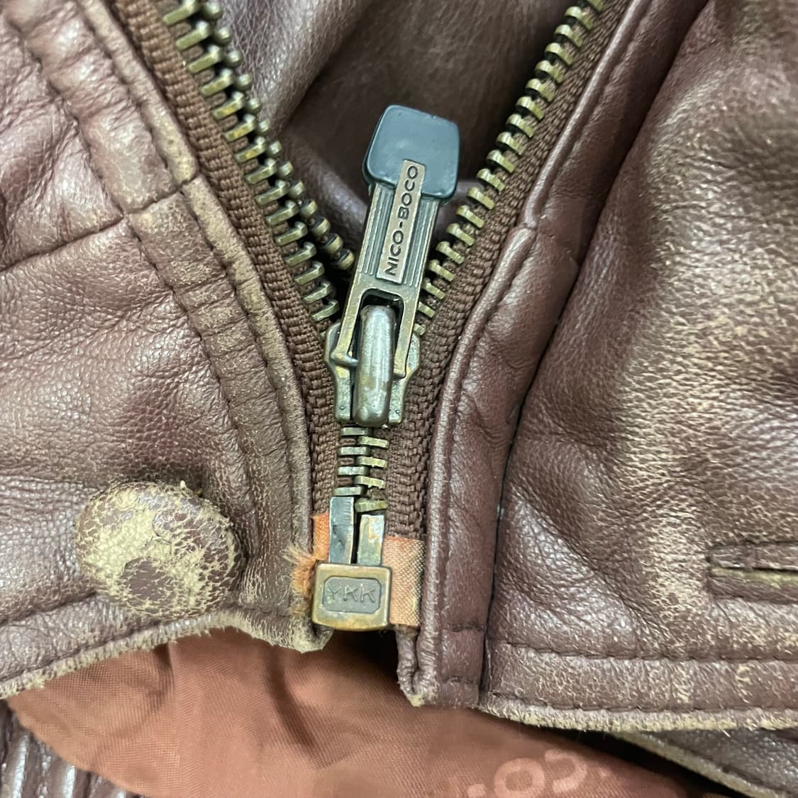 니코보코 양가죽 봄버 재킷 0120HS1 상품이미지5