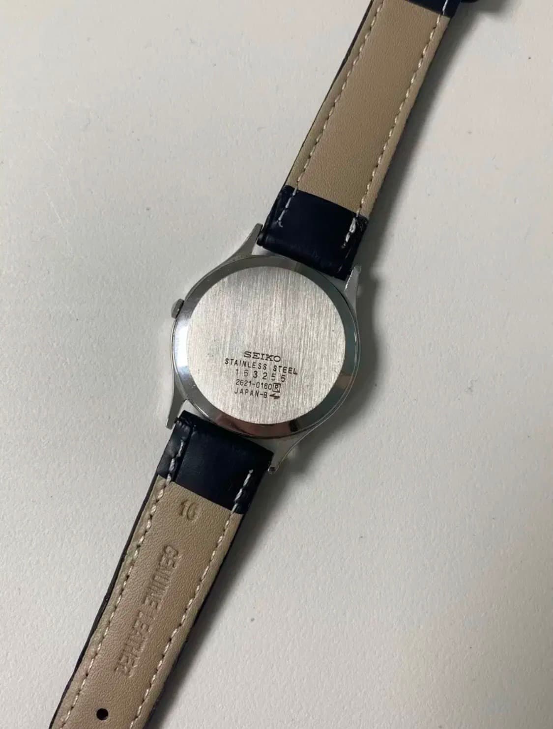 Seiko 세이코 쿼츠 레더 상품이미지3