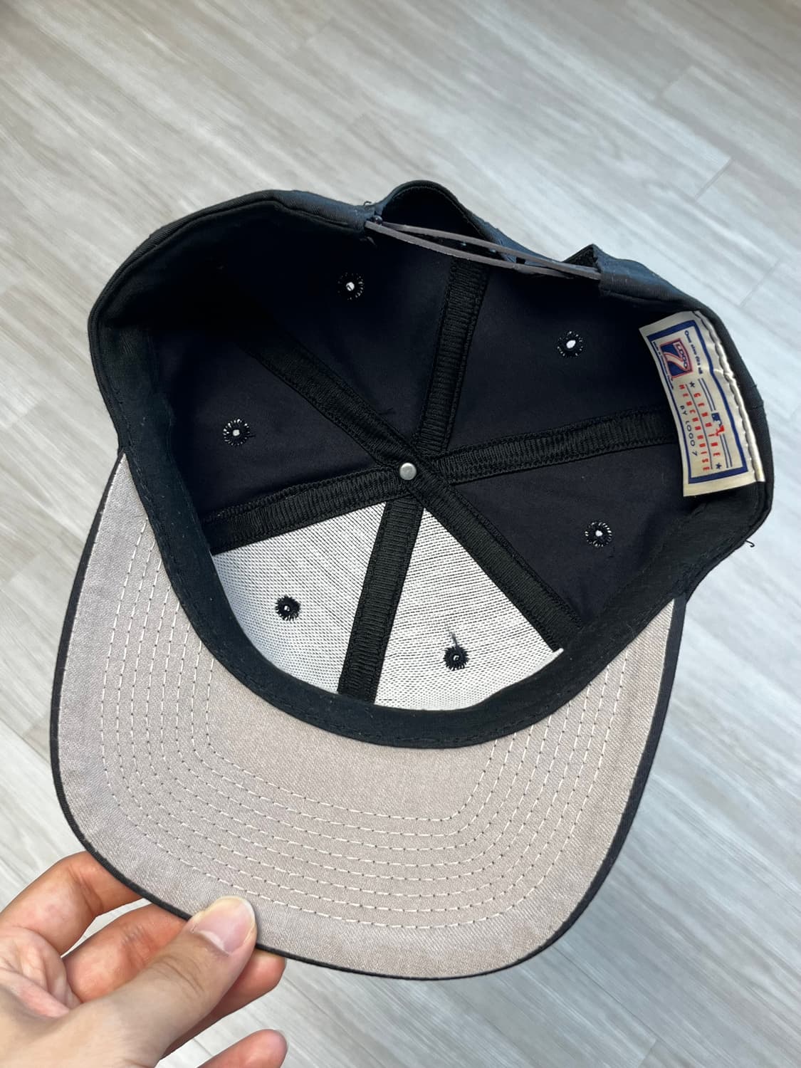 90s yankees cap 로고 7 logo7 양키즈 캡 상품이미지3