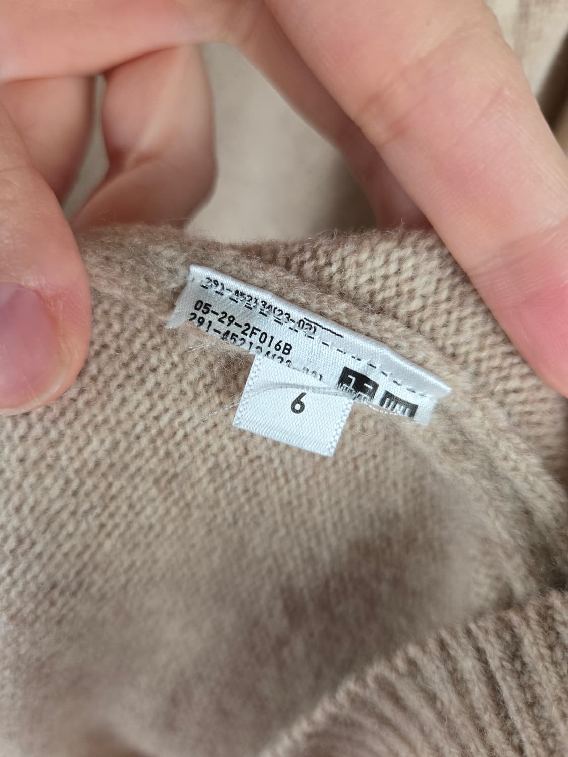 [무료배송]유니클로 U 르메르 L 프리미엄 램스울 니트 원피스 울100 상품이미지8