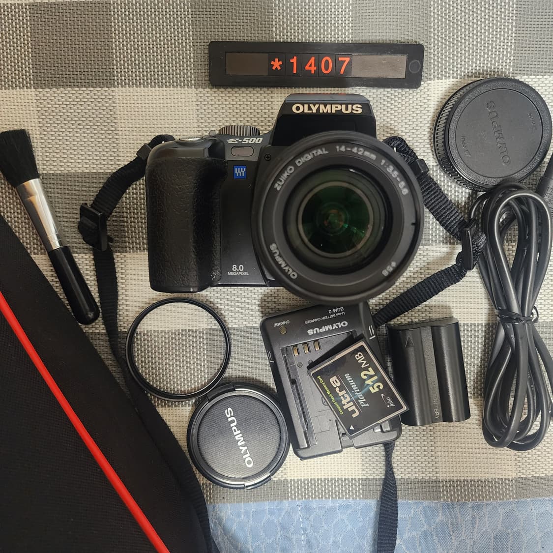 올림푸스 E-500 디지털카메라 14-42 줌렌즈 가방세트 상품이미지1