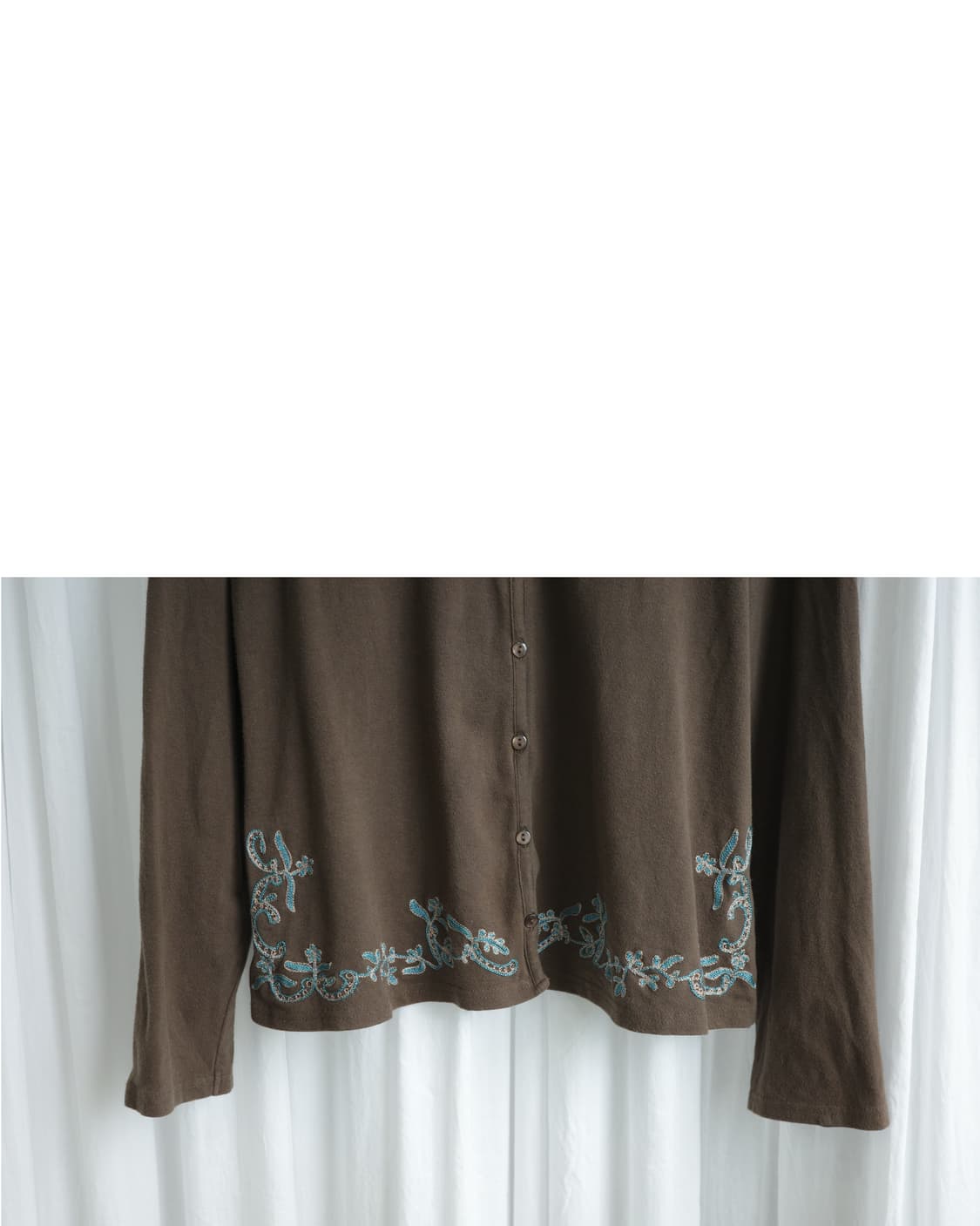Oriental brown cardigan 상품이미지3