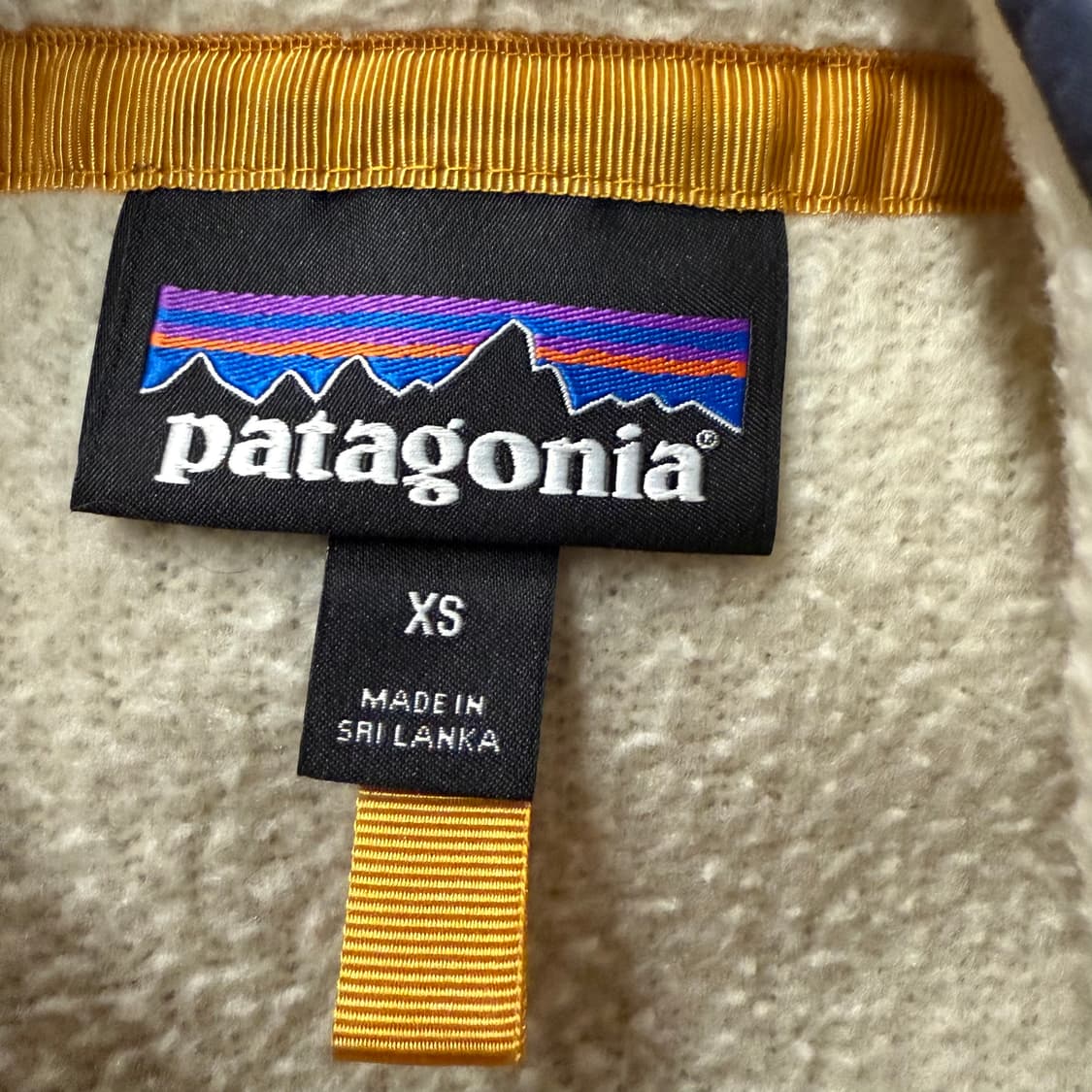 [정품/XS] 파타고니아 레트로 파일 후드 집업 아이보리 b17 상품이미지5