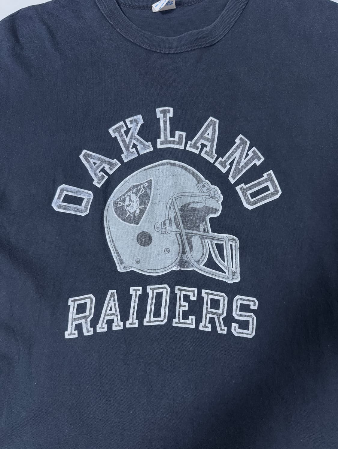 80s usa 챔피온 nfl 오클랜드 레이더스 티셔츠 상품이미지3