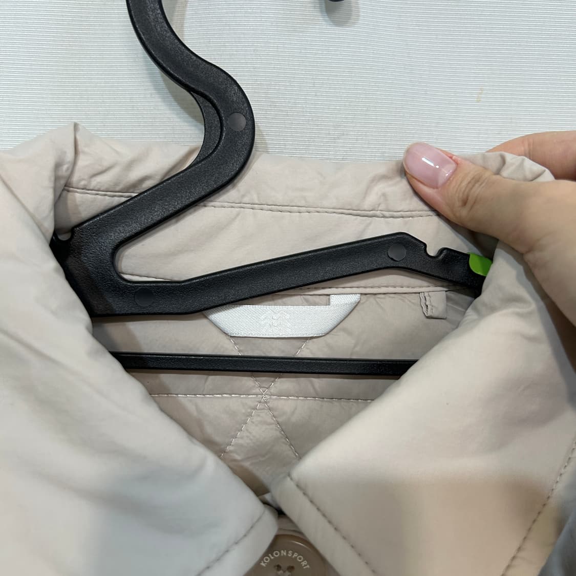 코오롱 여성 누빔 코트 85  상품이미지3