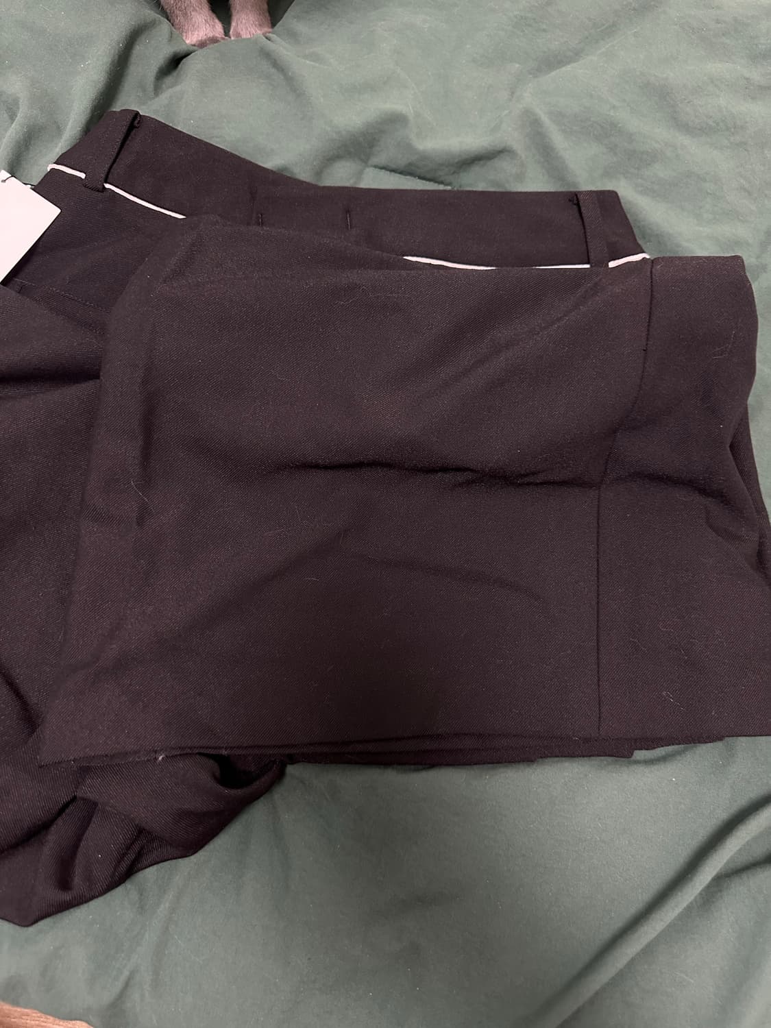 마뗑킴 투턱 커튼 트라우저 팬츠  상품이미지5