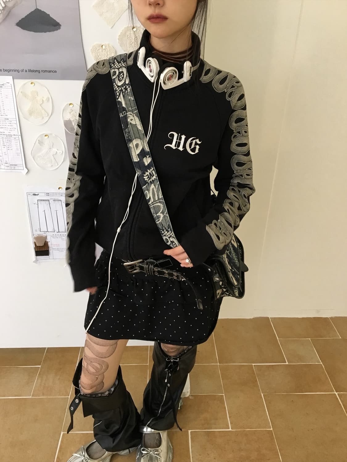 히스테릭 스네이크 블랙 자켓 상품이미지1