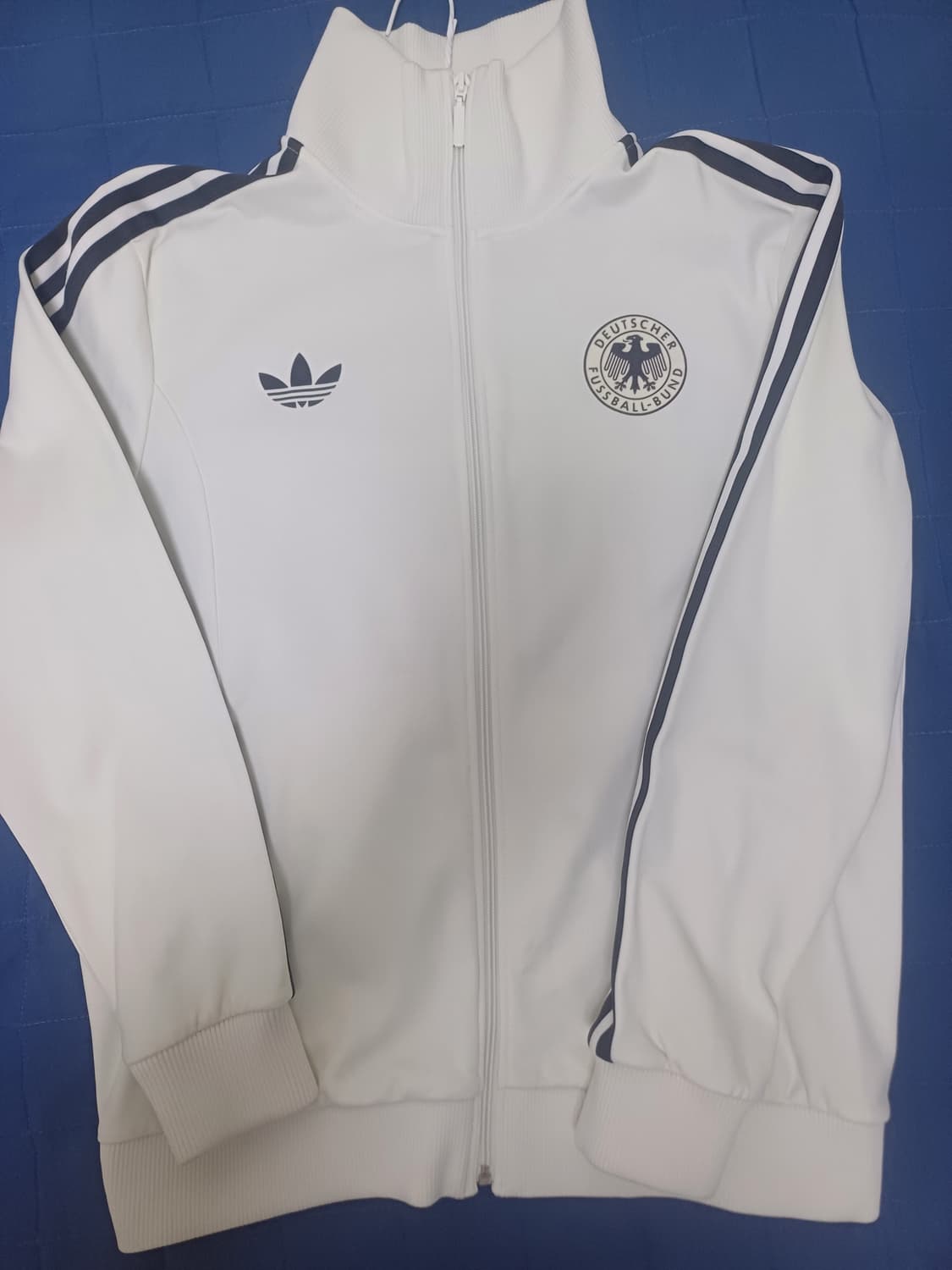 아디다스 독일 베켄바우어 트랙 탑 오프 화이트 상품이미지2