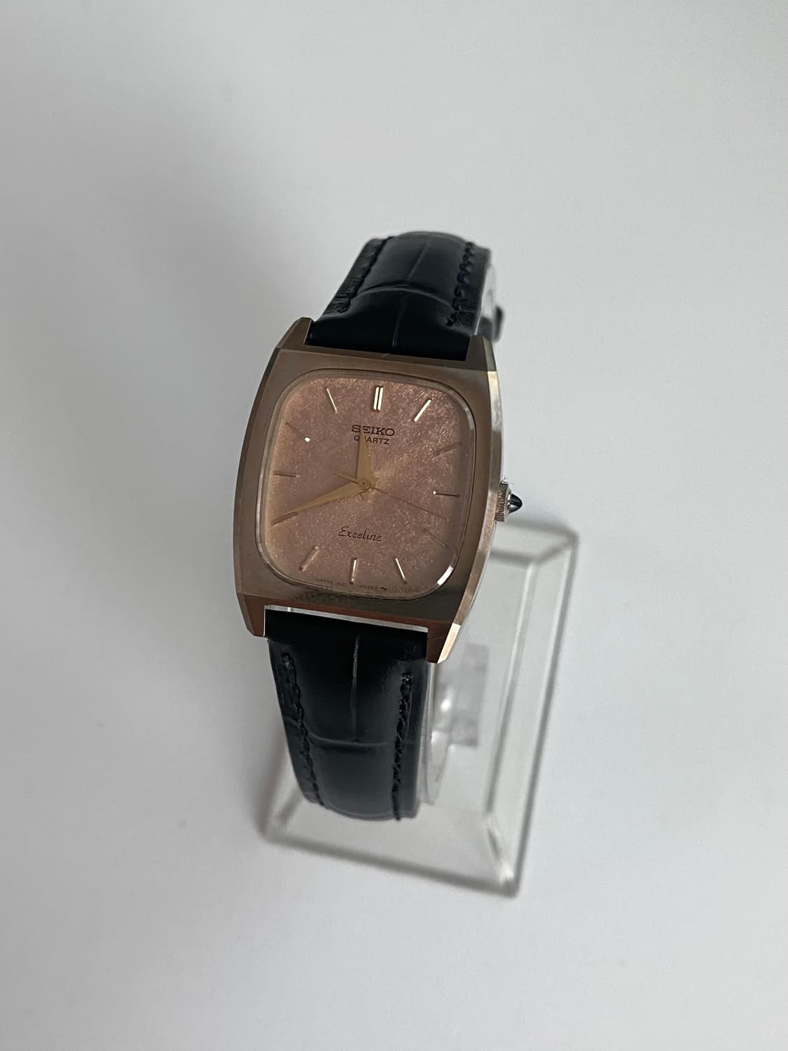 Seiko 스퀘어 쿼츠 엑셀린 로즈골드 상품이미지1