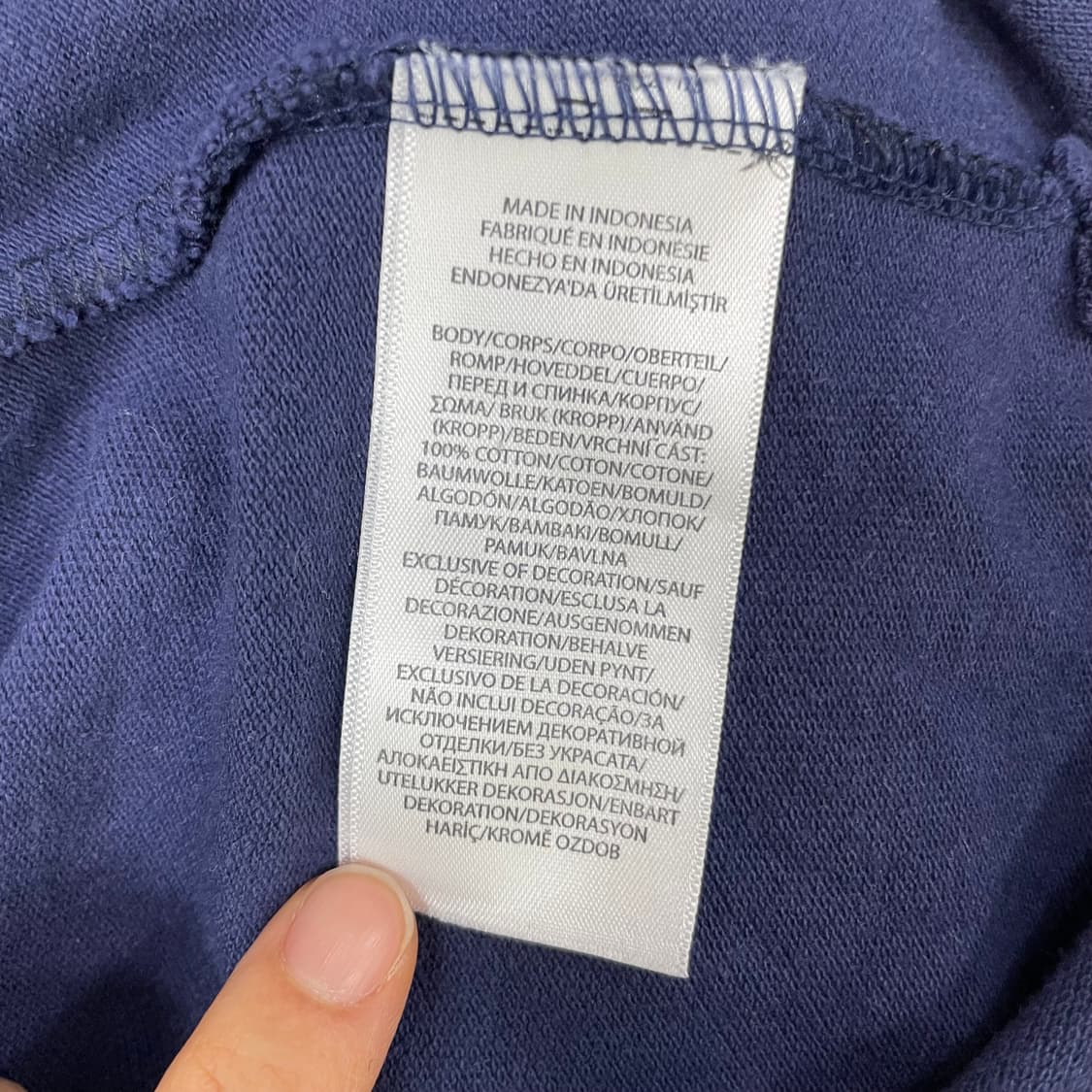 폴로 랄프로렌 네이비 카라티 S 클래식핏 상품이미지7