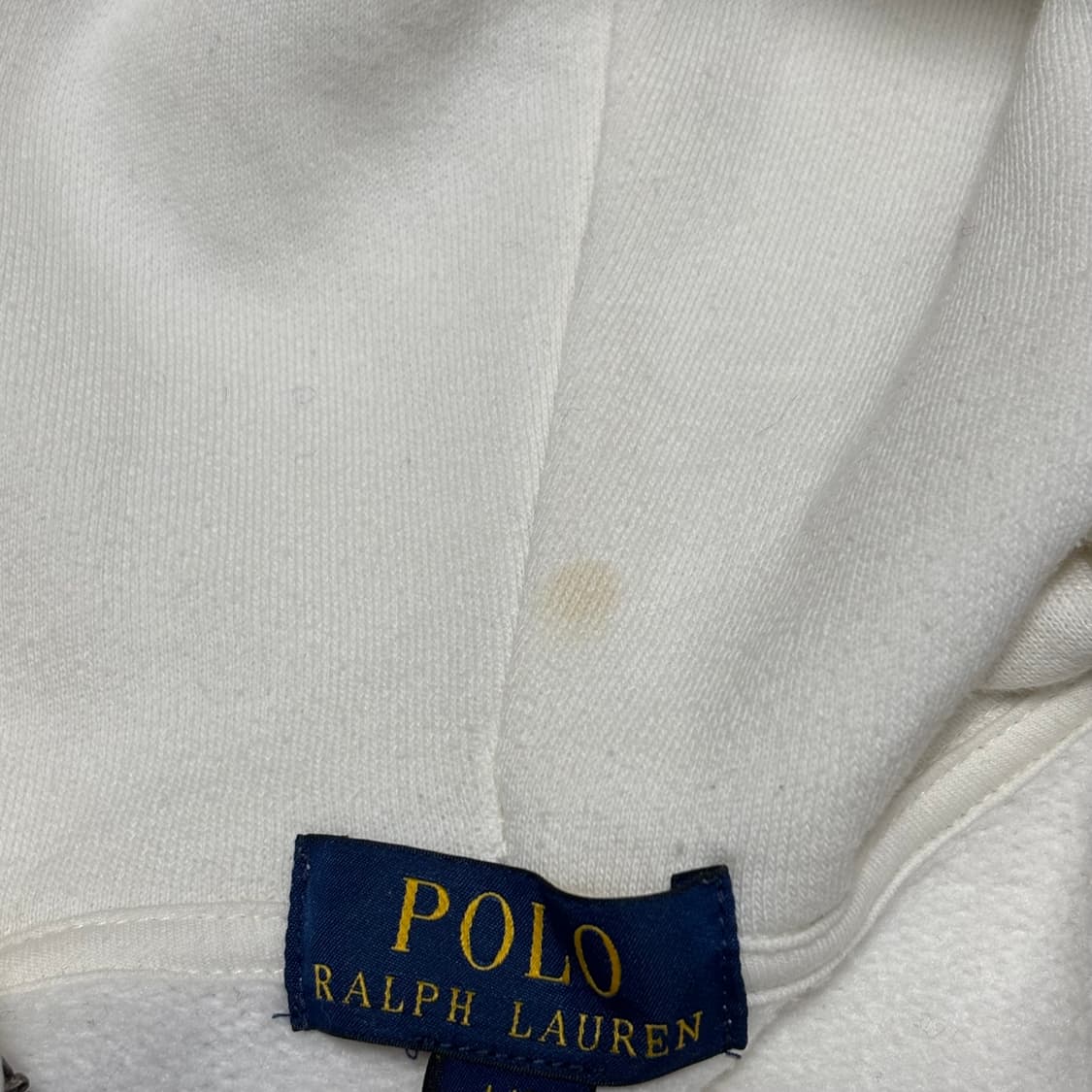 L 폴로랄프로렌 빅로고 화이트 후드 집업 상품이미지6