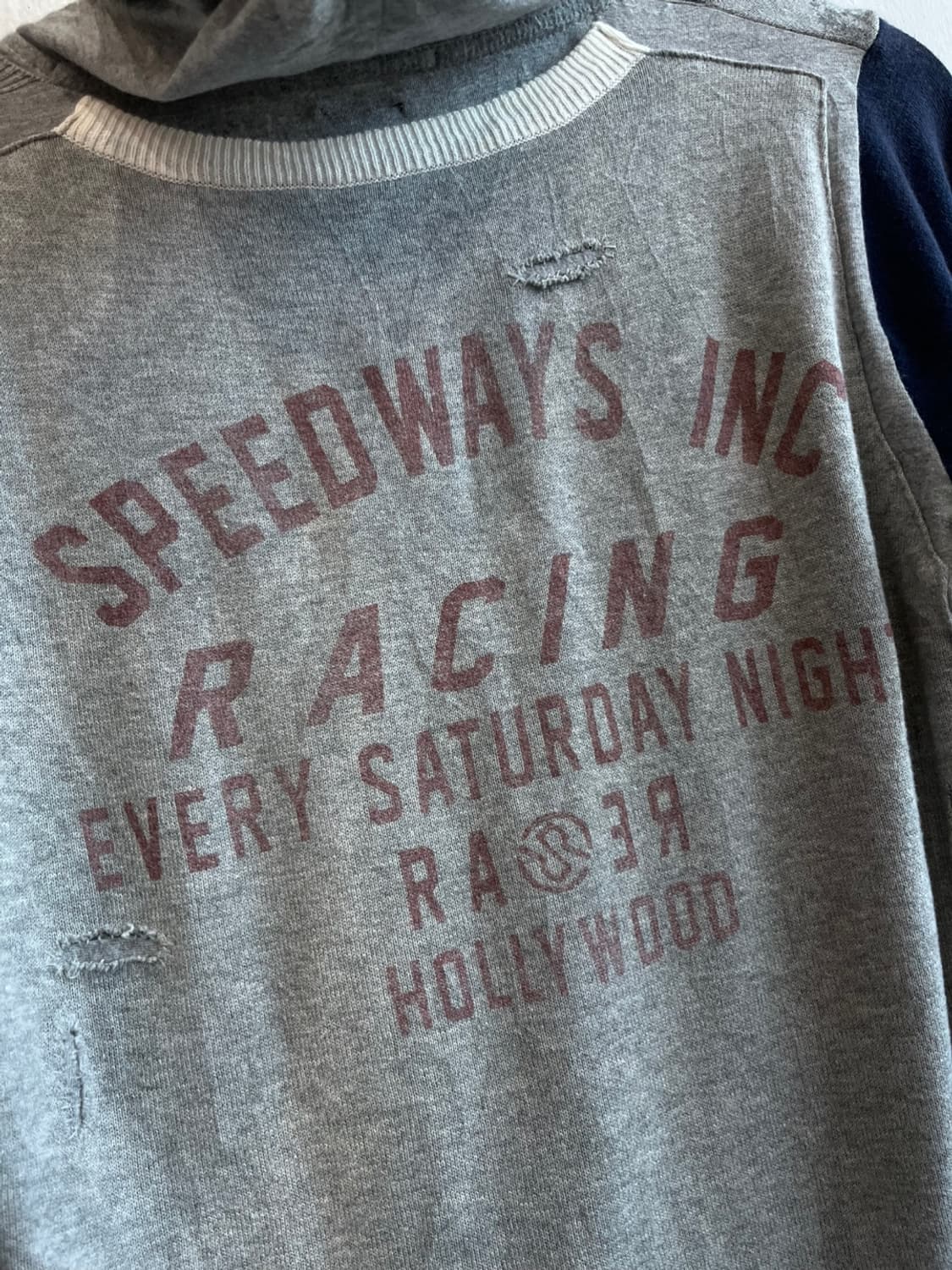 RARE 데미지 엘보패치 후드집업  상품이미지6