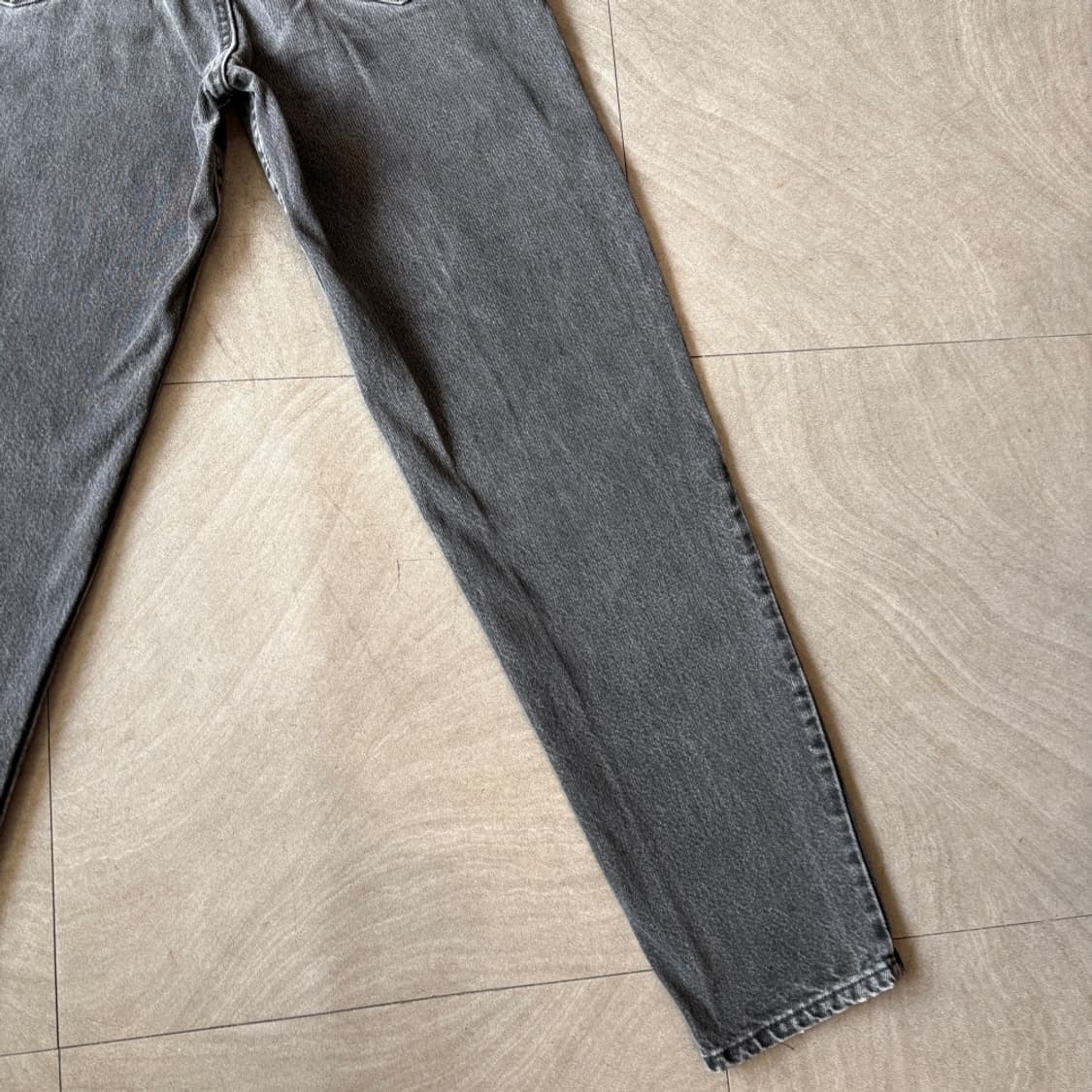 94년 미국 생산 리바이스 550데님 오렌지탭 블랙 팬츠 상품이미지9