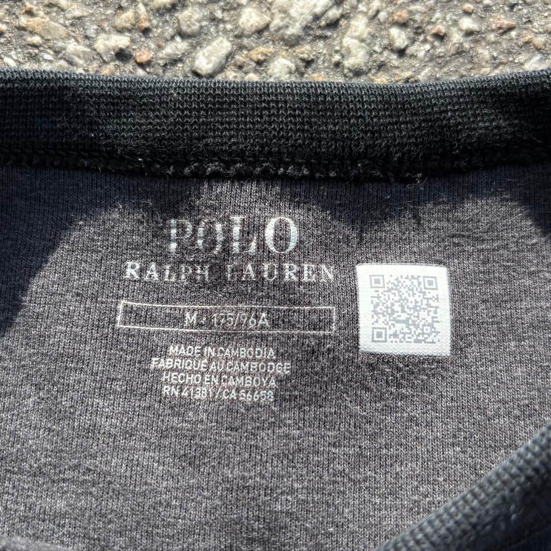 폴로 랄프로렌 신형 블랙컬러 스웻셔츠 상품이미지4