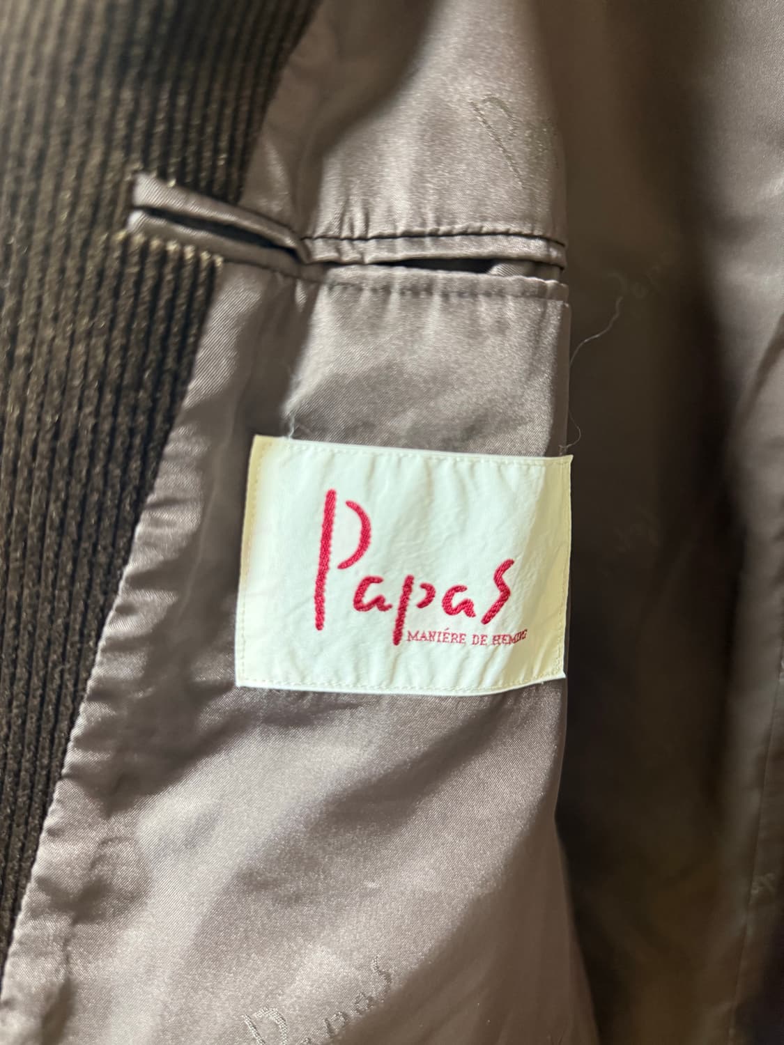 Papas 4버튼 코듀로이 자켓 상품이미지6