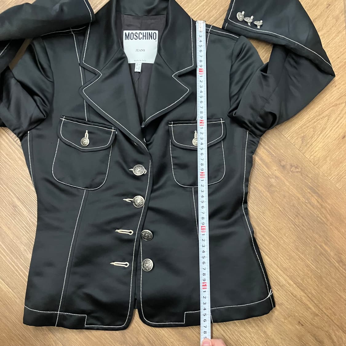 N319 모스키노 디테일 절개 스티치 자켓 상품이미지8