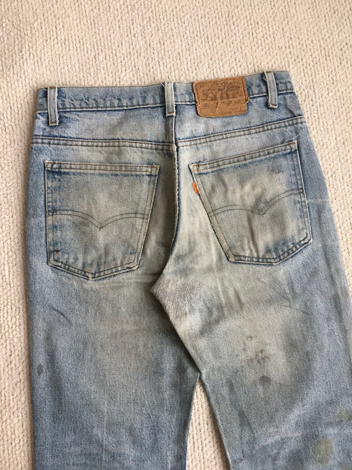 80‘s levis 리바이스 517 부츠컷 데님 굿에이징 상품이미지6
