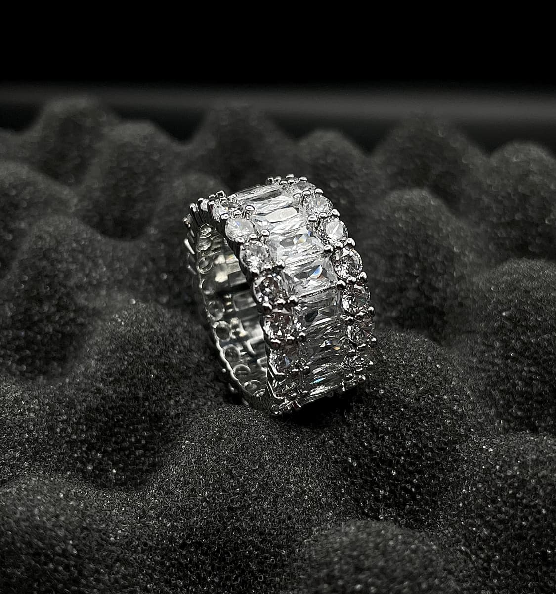 pcr053 Crown white cubic ring 상품이미지3