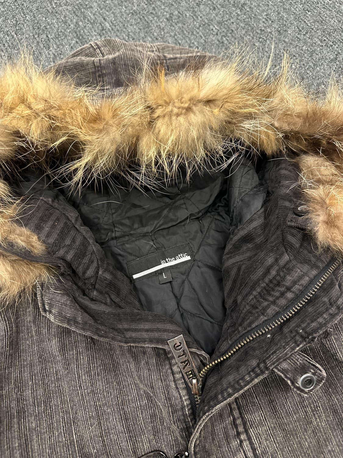 in the attic 빈티지 퍼 자켓 상품이미지4