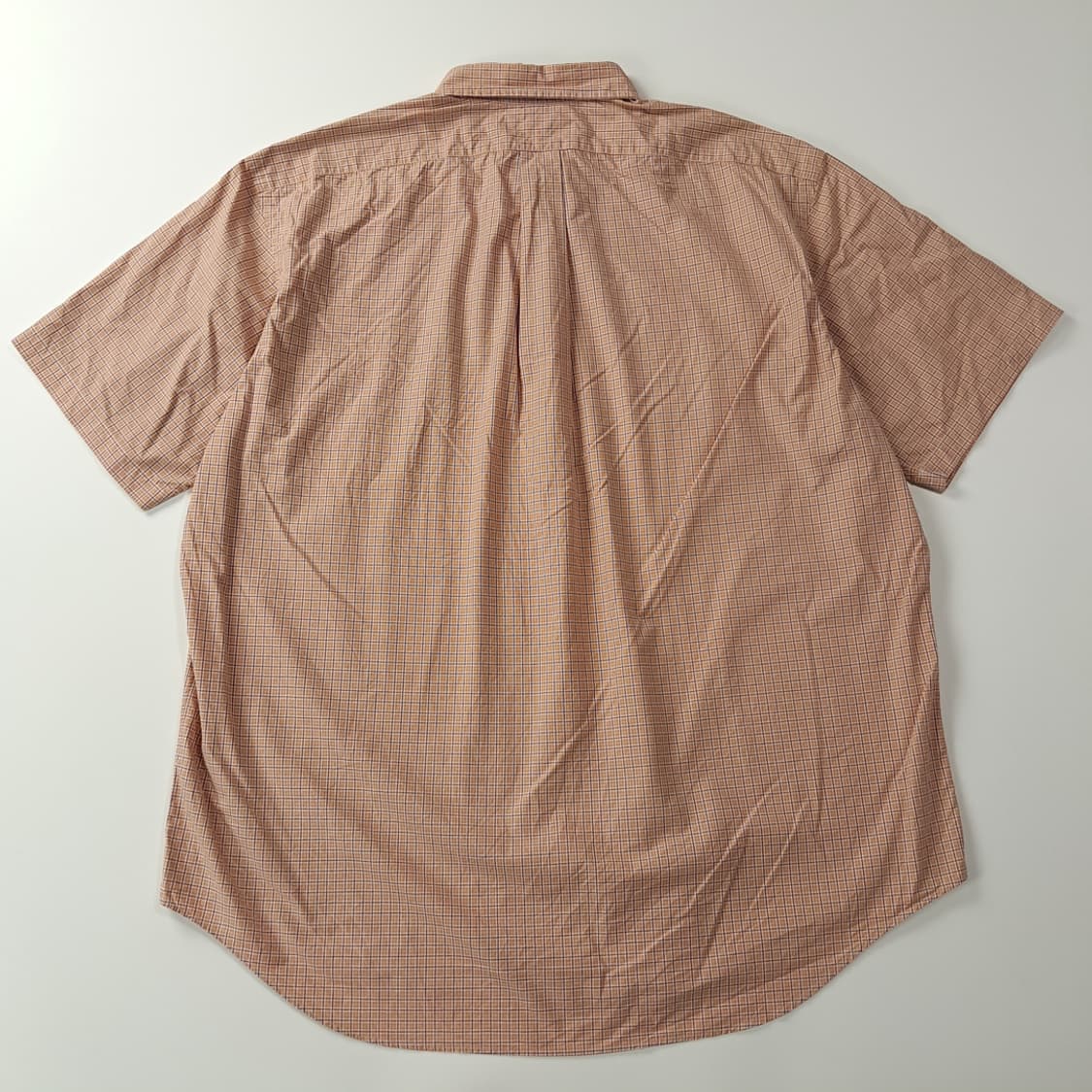 CK807 2XL 폴로 90s 홍콩판 스몰타탄체크 반팔 셔츠 남방 상품이미지6