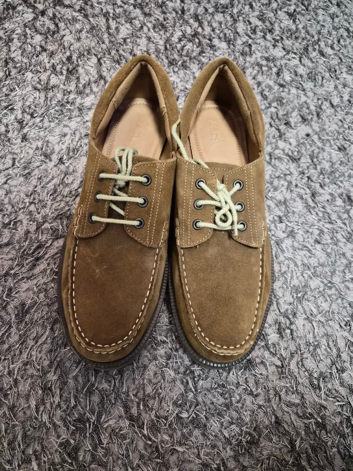 자라 레더 보트슈즈 44size 상품이미지2