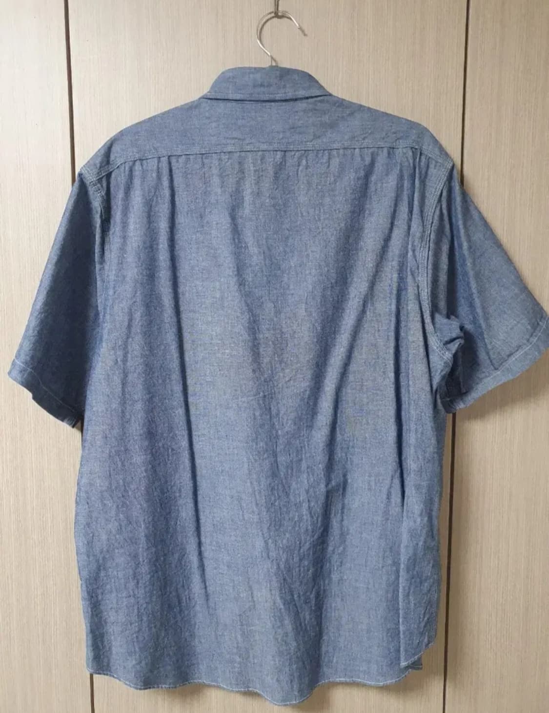 슈가케인 반팔 샴브레이 셔츠 XL 상품이미지2