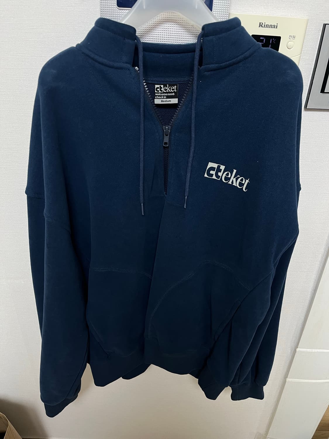 테켓 Plan Half Zip-Up Sweatshirt m사이즈 상품이미지2