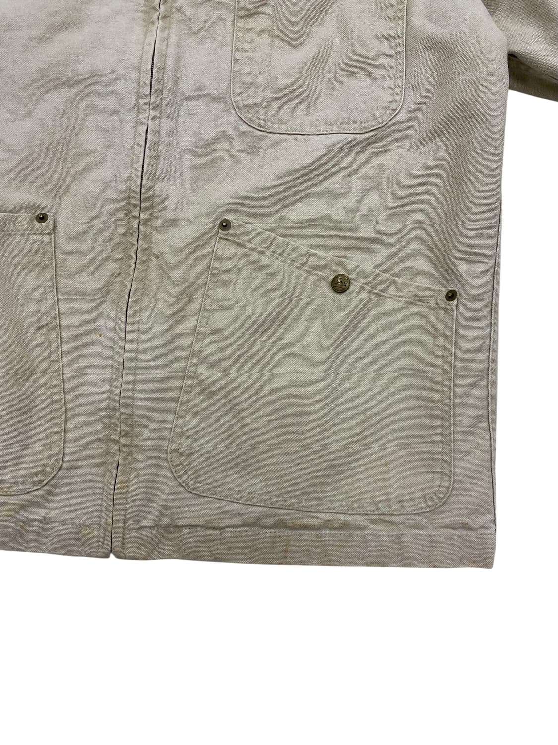 90‘s 엘엘빈 플리스 안감 캔버스 워크 자켓 상품이미지5