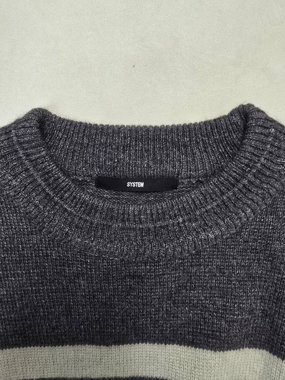 한섬 시스템 알파카 양모 니트 상품이미지7