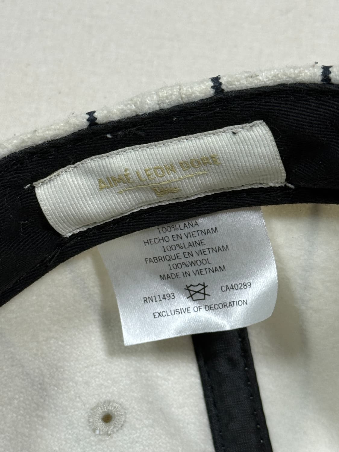 에메레온도르 스트라이프 울 볼캡 뉴욕메츠 상품이미지4